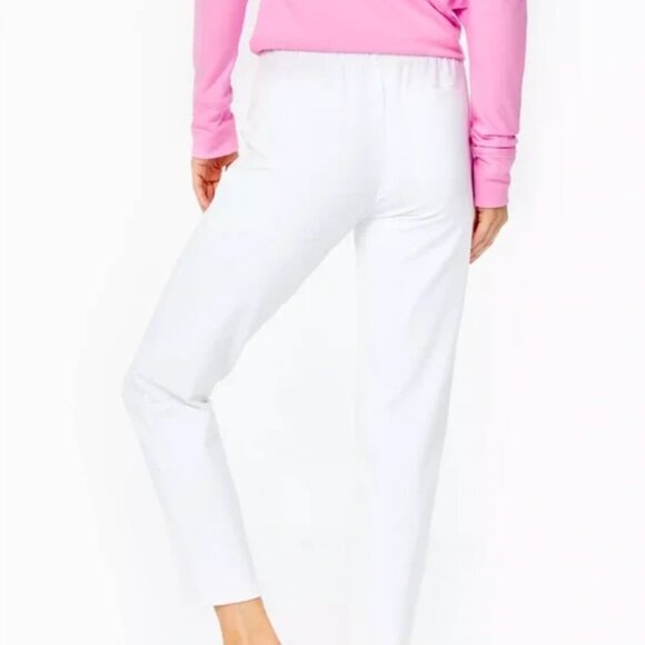Lilly Pulitzer Emora Knit Pant Resort White - Size Medium - Picture 3 of 16